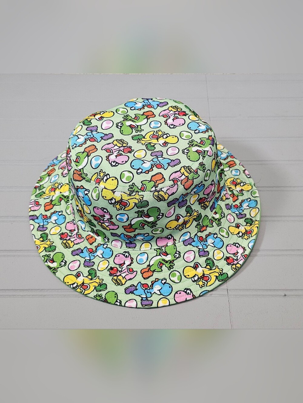 YOSHI Universal Epic Universe Super Nintendo World Reversible Bucket Hat